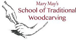Mary May's School of Traditional Woodcarving Logo